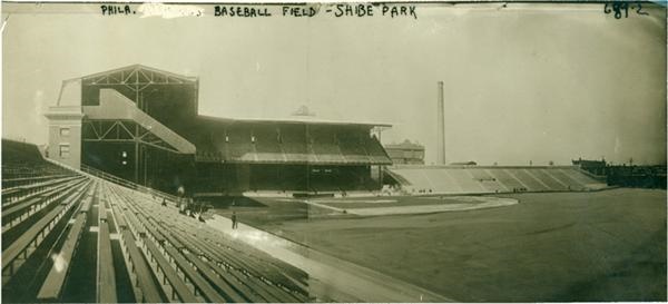 Baseball Photographs - Shibe Park Mini Panorama - 1911 By Bain
