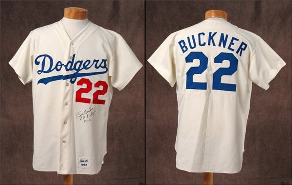Baseball Equipment - 1973 Bill Buckner Game Worn Dodgers Jersey