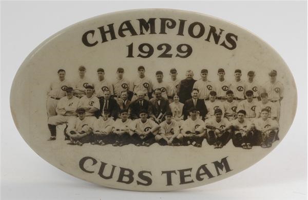 Ernie Davis - Champion 1929 Cubs Pin