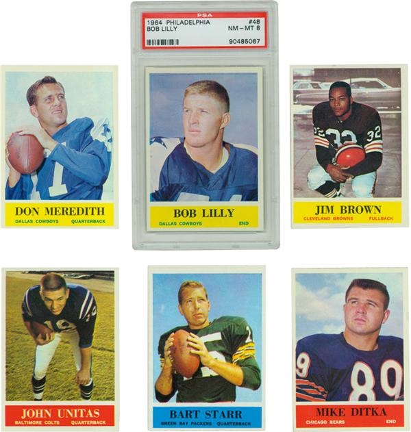 Football Cards - High Grade 1964 Philadelphia Football Complete Set