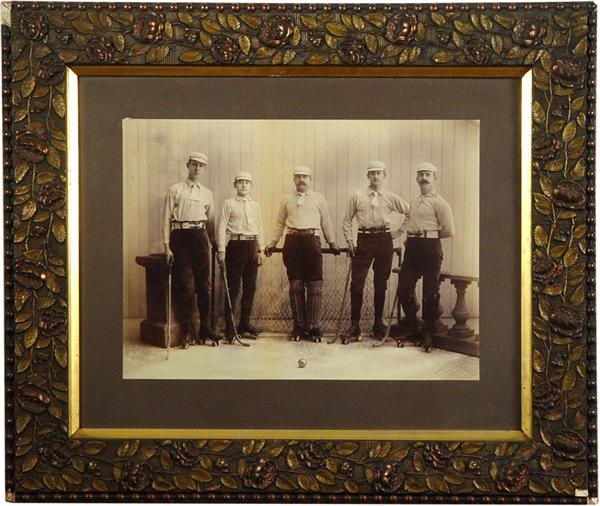 All Sports - Turn Of The Century Roller 
Hockey Photograph