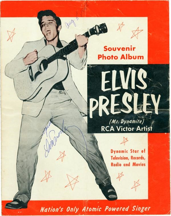 Elvis Presley Signed Souvenir Photo Album