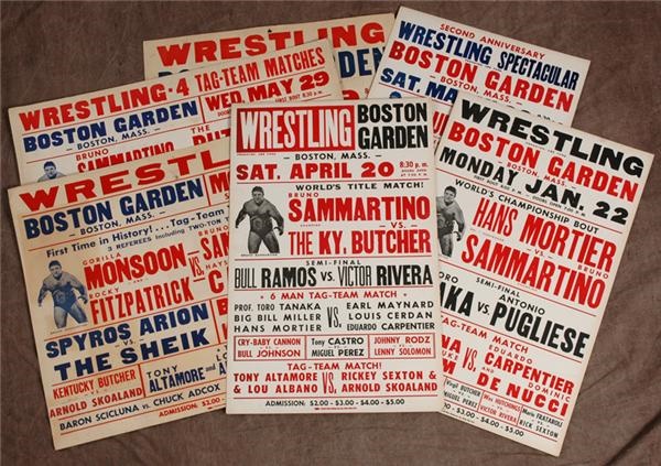 All Sports - 15 Vintage Wrestling Posters