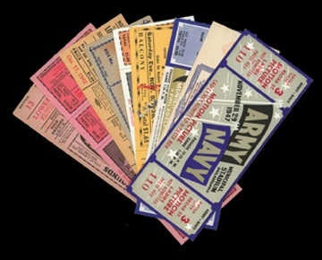 Football - 1930's-80's All-Sports Ticket (47) & Football Pass Collection (8)