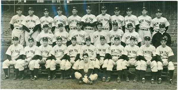 Baseball Photographs - 1939 NY Yankees Mini Panorama