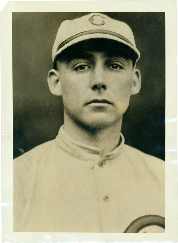Baseball Photographs - Stunning Edd Roush Photograph, c. 1920