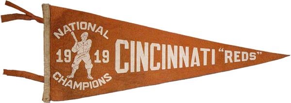 Pete Rose & Cincinnati Reds - 1919 Cincinnati Reds World Series Pennant