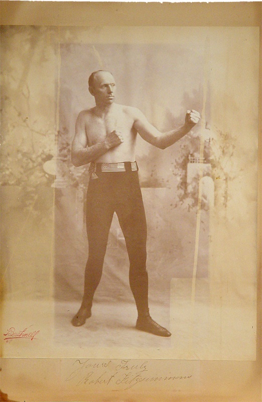 Muhammad Ali & Boxing - Bob “Ruby Robert” Fitzsimmons Signed 
Oversized Photograph