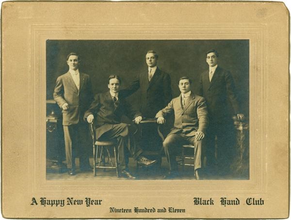 Exotica - 1911 The Black Hand Cabinet Photo - The Original 
Mafia