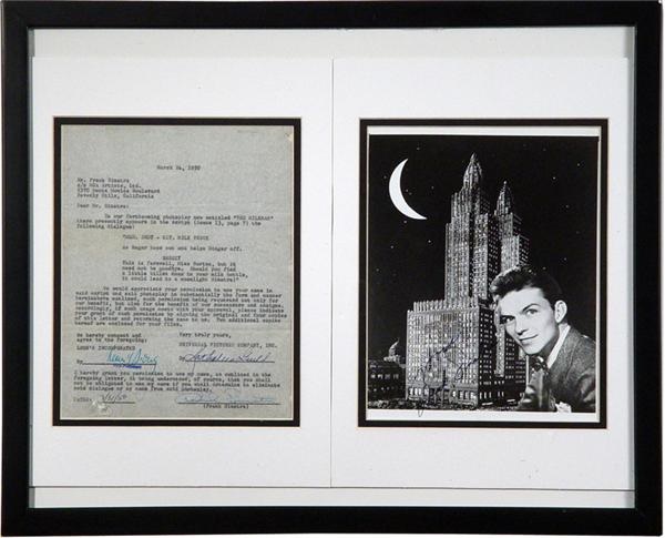 Americana Autographs - 1954 Frank Sinatra  Signed Contract
