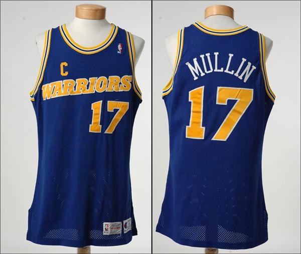 Basketball - Chris Mullin 1992-93 Warriors Game Worn Jersey