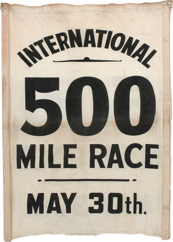 All Sports - Indy 500 Actual Race Flag