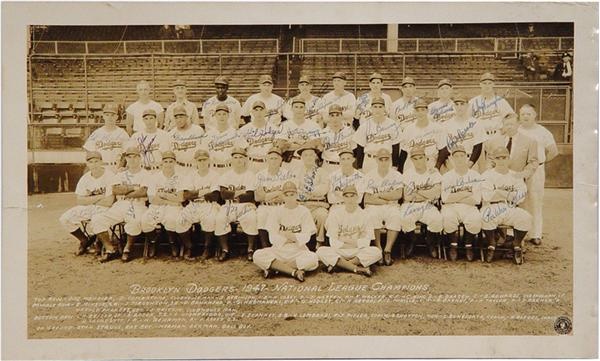  OnlyClassics 1949 Brooklyn Dodgers Baseball Team 12x18