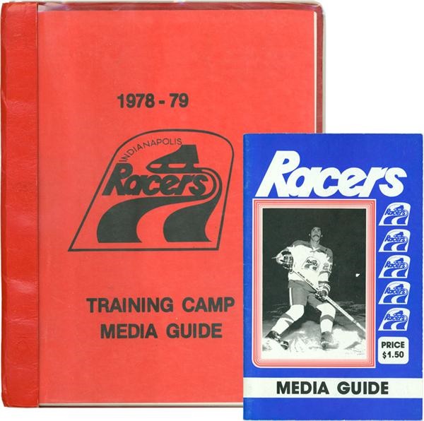 Hockey Memorabilia - 1978-79 Indianapolis Racers Training Camp Guide And Media Guide