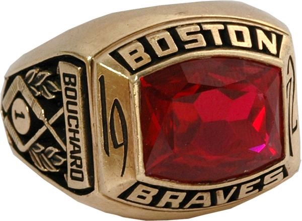 Hockey Memorabilia - 1972 Dan Bouchard Boston Braves AHL Championship Ring