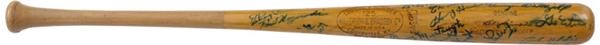 Clemente and Pittsburgh Pirates - 1961 Pittsburgh Pirates Team Signed Bat With Roberto Clemente