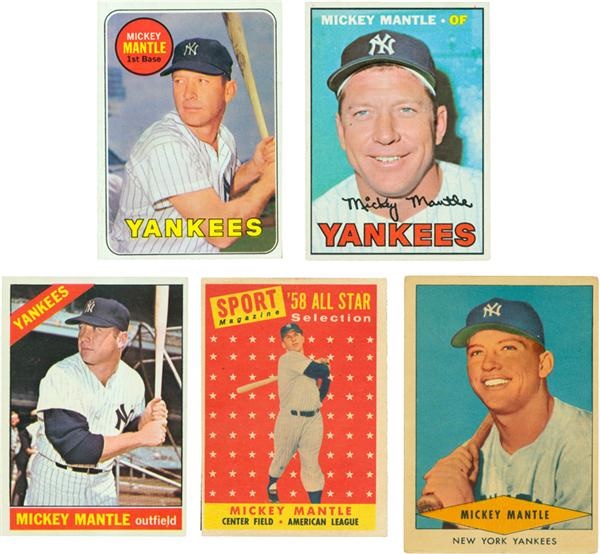 78 Various Mantle Cards Sent In From Collectors And Kept By Mickey