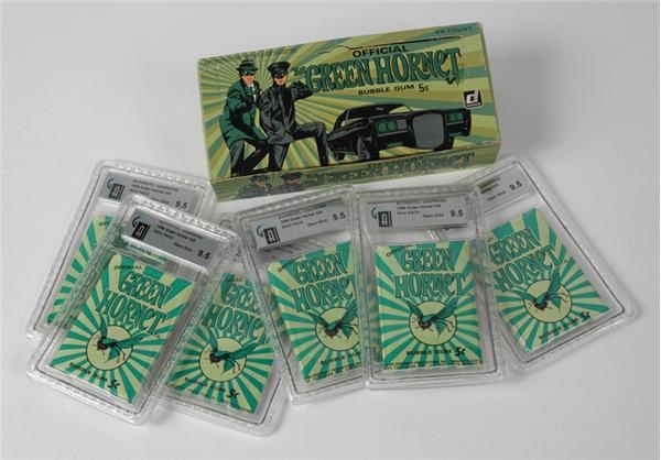 Non Sports Cards - Green Hornet Unopened 9.5 Graded 
Complete Box (24 Packs) And Display Box