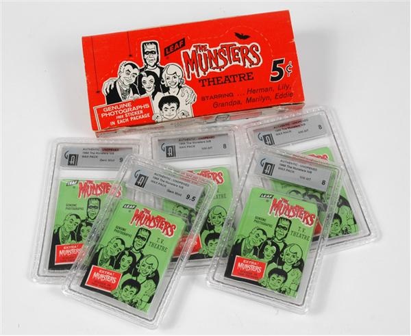 Non Sports Cards - 1964 Leaf Munsters Unopened Pack & Box