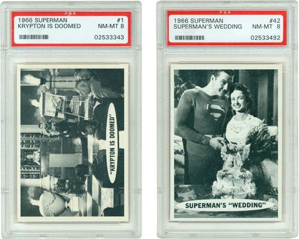 Non Sports Cards - 1966 Superman Complete Set Of 66 Cards