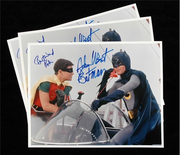 The Signings - Adam West And Burt Ward Signed 11 x 14” Photographs