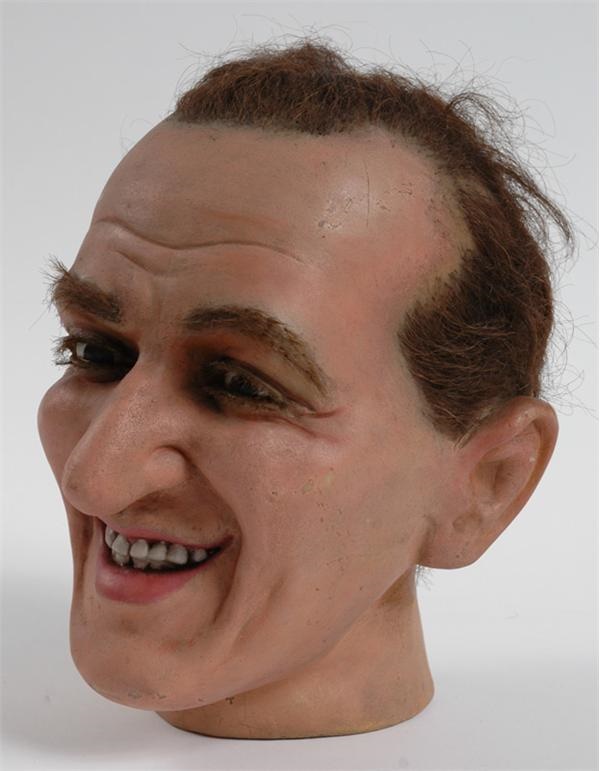 The Cook Collection of Wax Heads - Jimmy Durante Wax Head