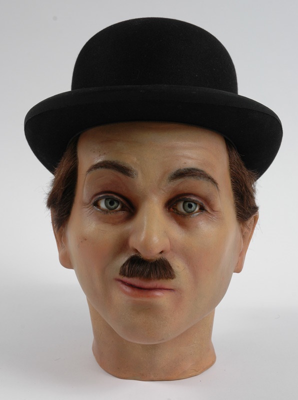 The Cook Collection of Wax Heads - Charlie Chaplin Wax Head
