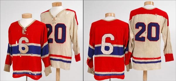 Hockey Sweaters - Two 1948-49 Game Worn San Diego Sky Hawks Jerseys