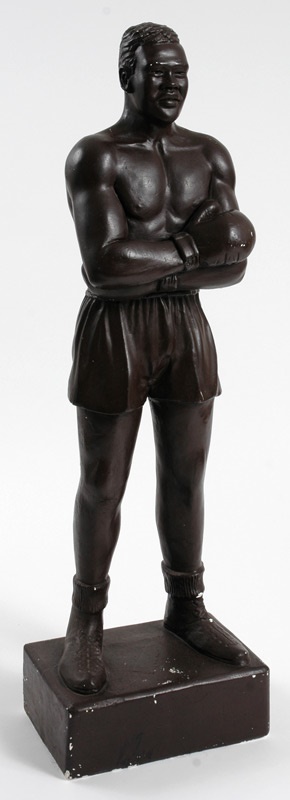 Muhammad Ali & Boxing - Joe Louis Artist Signed Statue