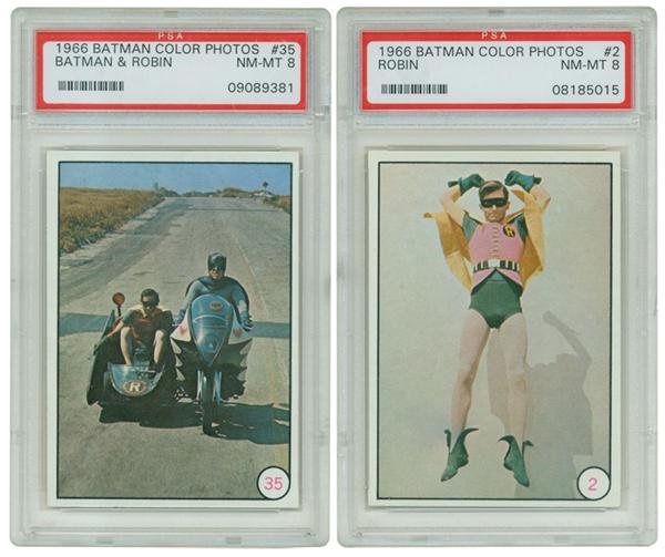 Non Sports Cards - 1966 Batman Color Photos Near Set (41/55) -
All PSA Graded