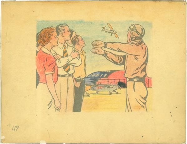 Original Card Art - Uncle Sam Original Art #119