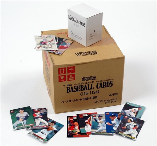 - Sealed 1994 Sega BBM Case Japanese Baseball Set Case