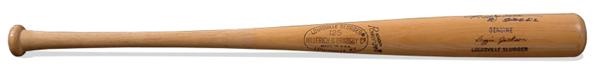 Baseball Equipment - 1973-75 Reggie Jackson H&B Autographed Game Bat (35.25”)