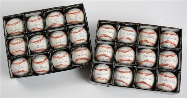 The Chicago Collection - Massive Group Of Over Five Hundred 1969 Chicago Cubs Reunion Signed Baseballs