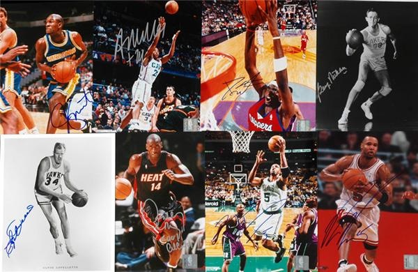 Collection Of Over 450 Basketball Autographs