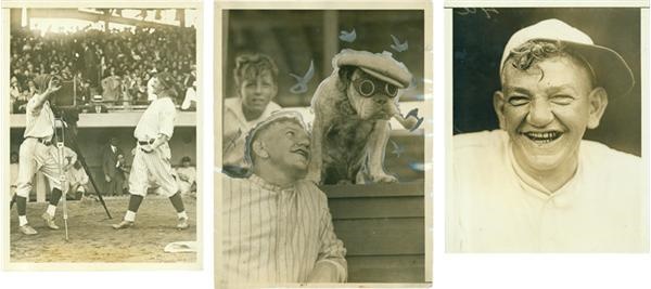 Baseball Photographs - Three Hilarious Nick Altrock Photos