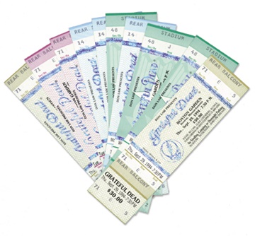 - 1994 Grateful Dead Full Ticket Collection (10)