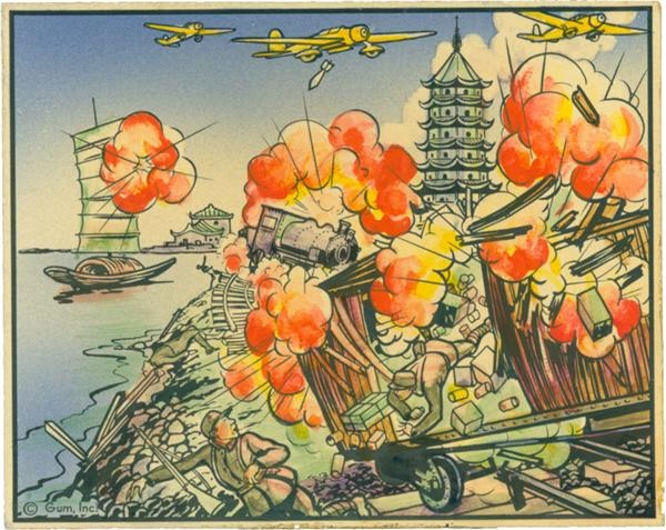 Original Card Art - Horrors Of War Original Art #124