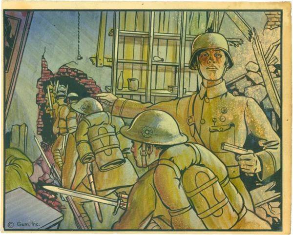 Original Card Art - Horrors Of War Original Art #75