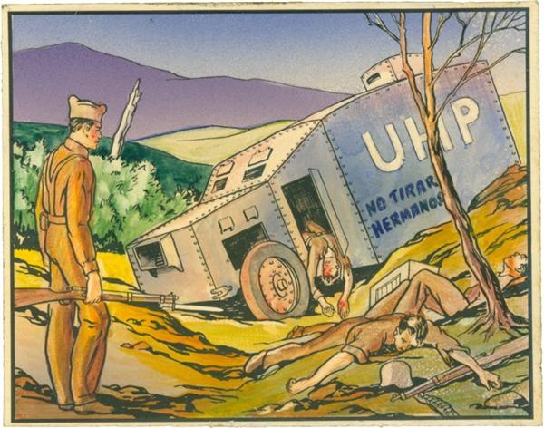 Original Card Art - Horrors Of War Original Art #264