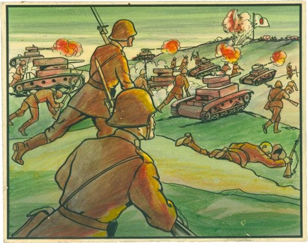 Original Card Art - Horrors Of War Original Art #247