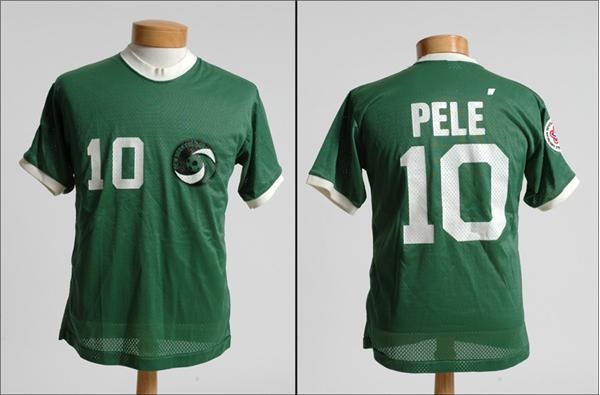 - 1976 Green Pele Game Worn Jersey