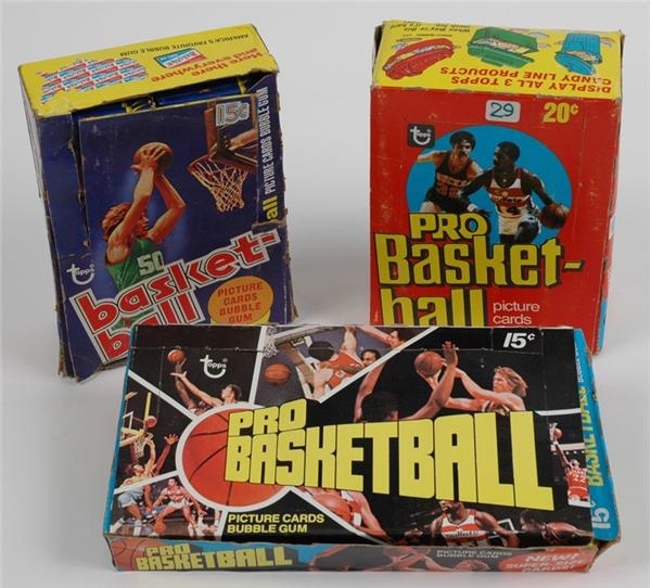 Unopened Material - 1970’s Topps Basketball Unopened Collection