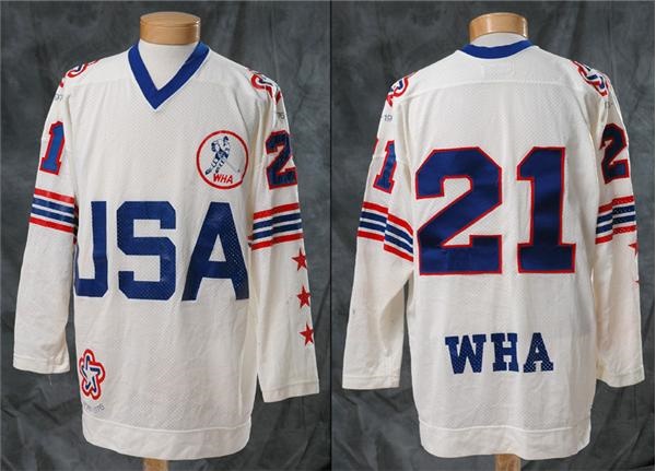 Hockey Sweaters - 1976 WHA All-Star Game Worn Jersey