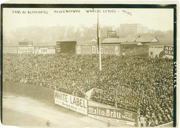 Baseball Photographs - 1911 World Series And Brush Stadium 
By George Grantham Bain