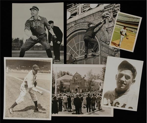 Unusual Baseball Photograph Collection Of 25