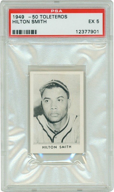 Negro League and Latin Cards - 1949-50 Toleteros Hilton Smith PSA 5 EX