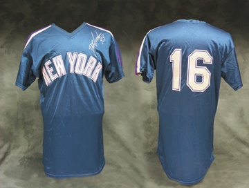 New York Mets - 1993 Dwight Gooden Worn Pre-Game Jersey