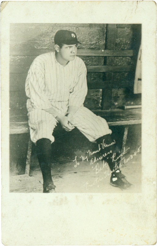 - 1924 Babe Ruth Proctor&#39;s Card