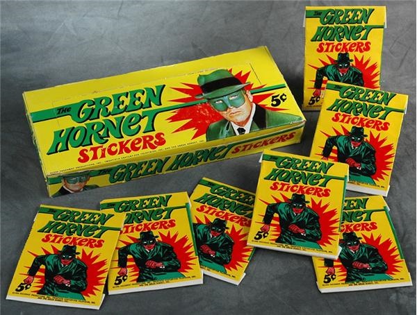 - 1965 Topps Green Hornet Stickers Unopened Box